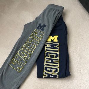 Umich high waisted sweatpants